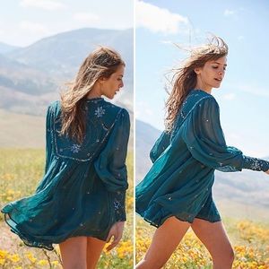 • NWT Free People Bali Golden Sun Dress •